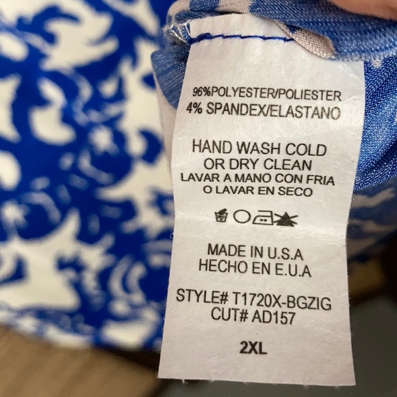 Women’s Christian Caliendo Blouse Tunic Size 2XL - Picture 4 of 4